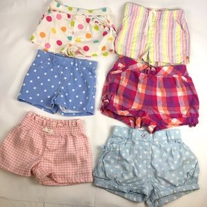 Baby Girl Shorts Bundle 12/18 Month 6 pc